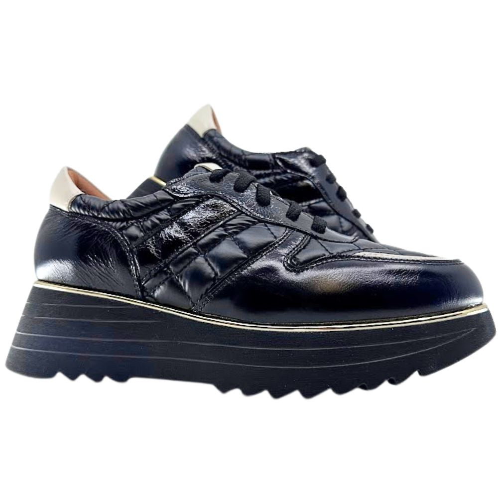 ALFIE &amp; EVIE HELENA BLACK PATENT BLACK