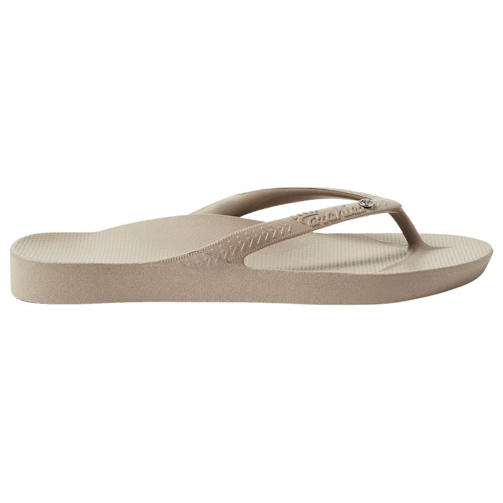 ARCHIES ARCH SUPPORT JANDALS TAUPE CRYSTAL