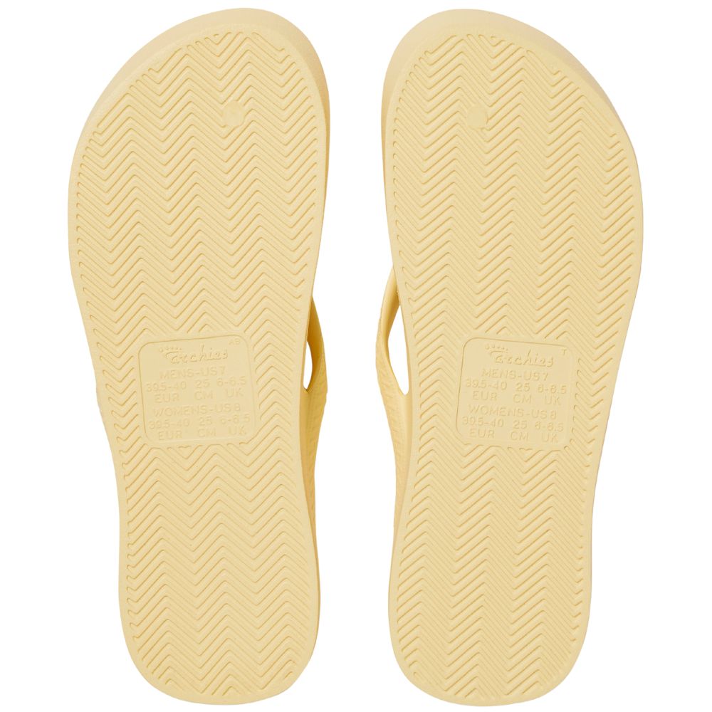 ARCHIES ARCH SUPPORT JANDALS LEMON