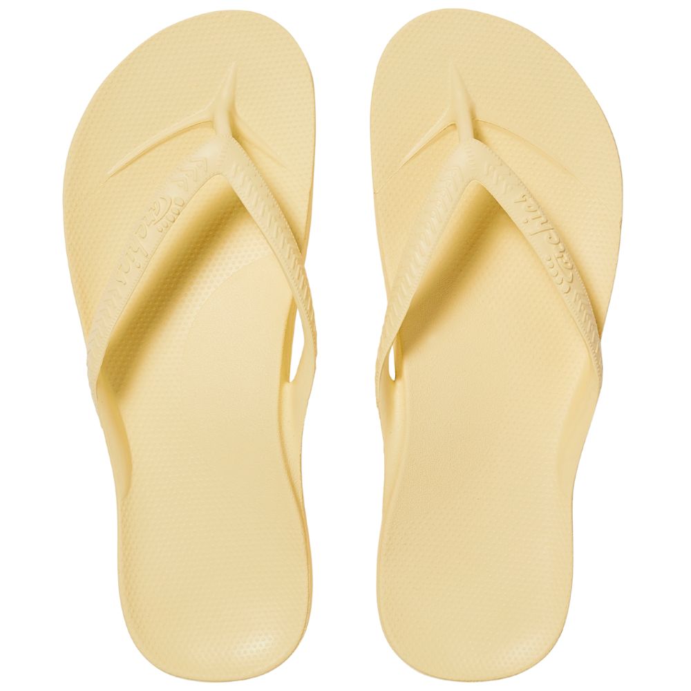 ARCHIES ARCH SUPPORT JANDALS LEMON