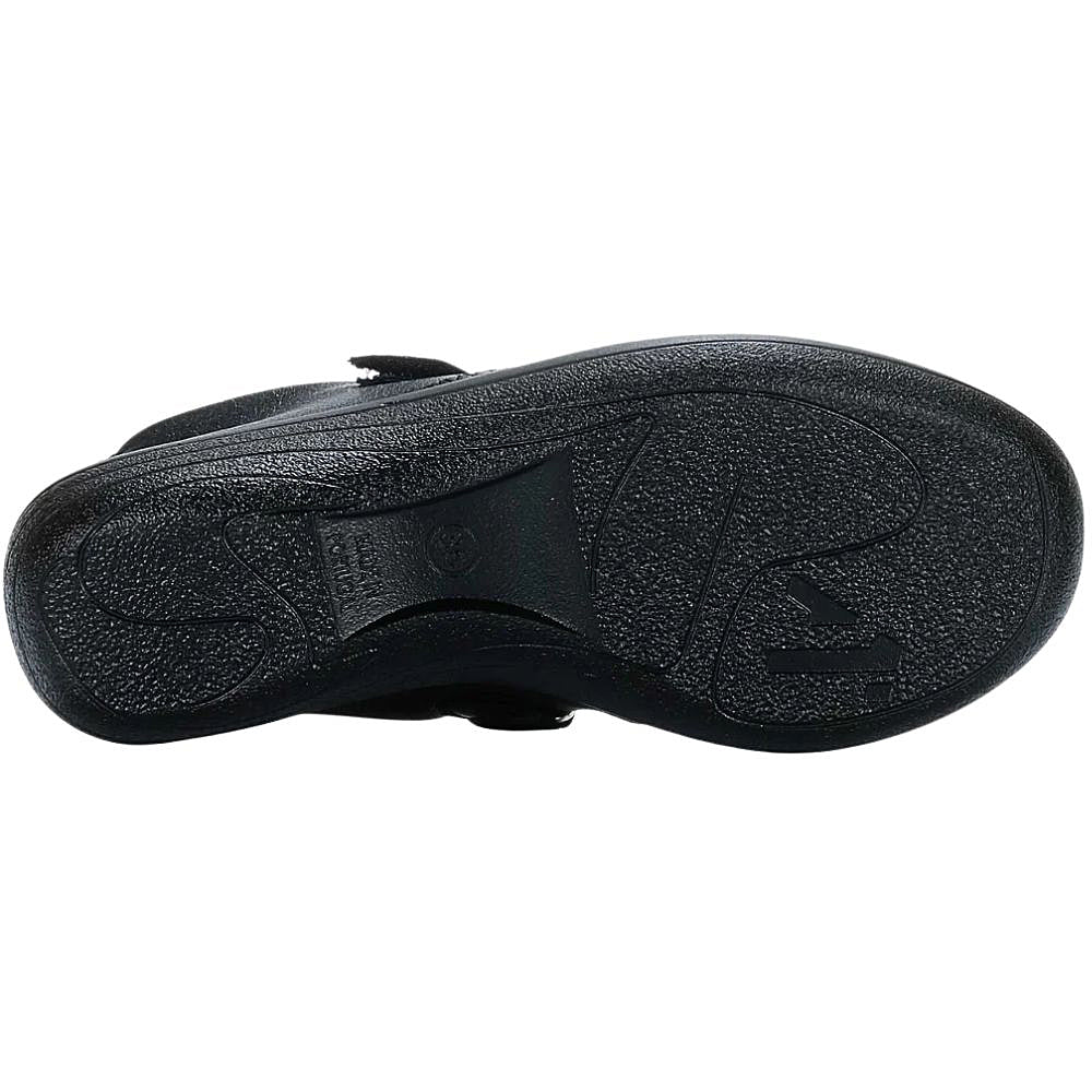 Black shoe sole on a white background