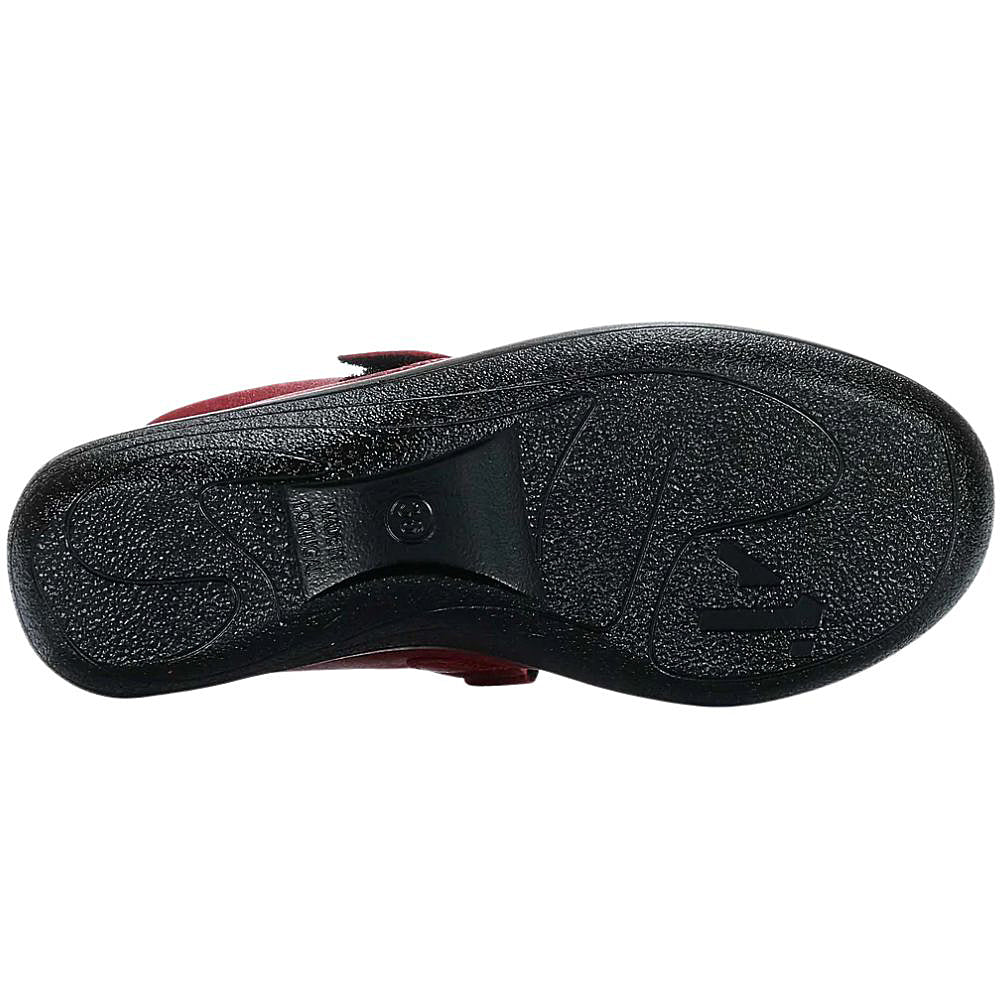 Black shoe sole on a white background