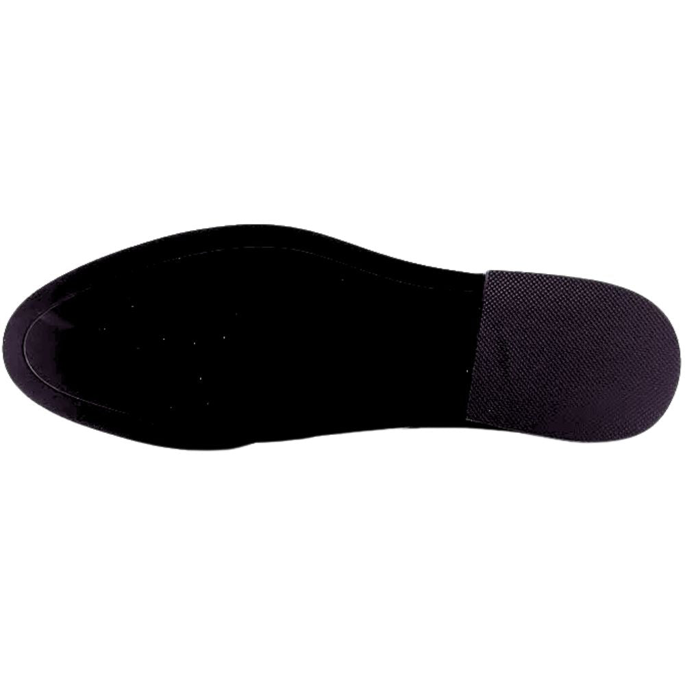 Black shoe sole on a white background