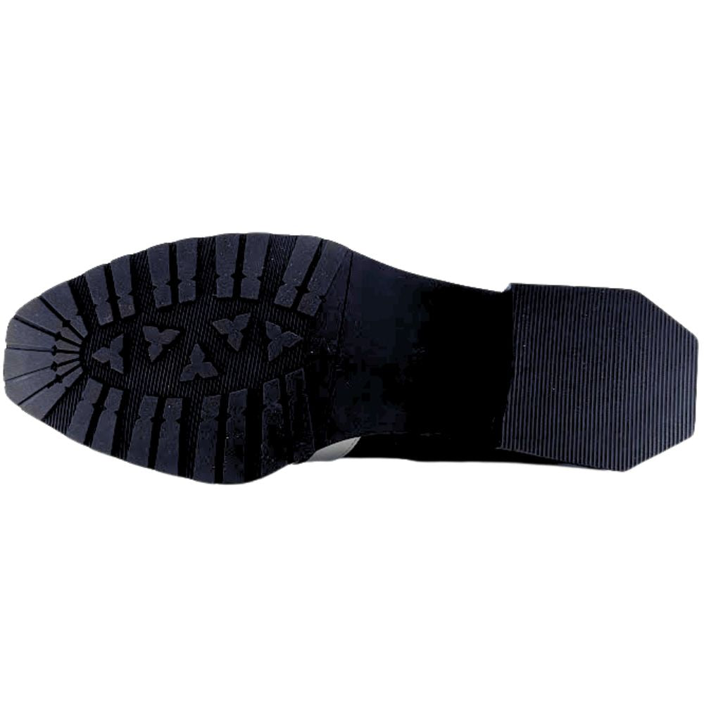 BELLE SCARPE ROLLO BLACK PATENT BONE