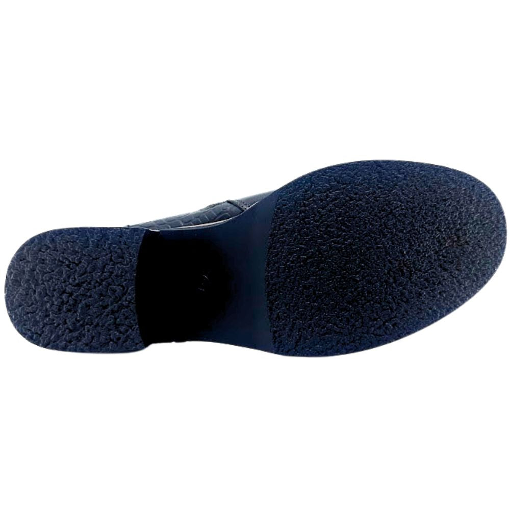 Black shoe sole on a white background