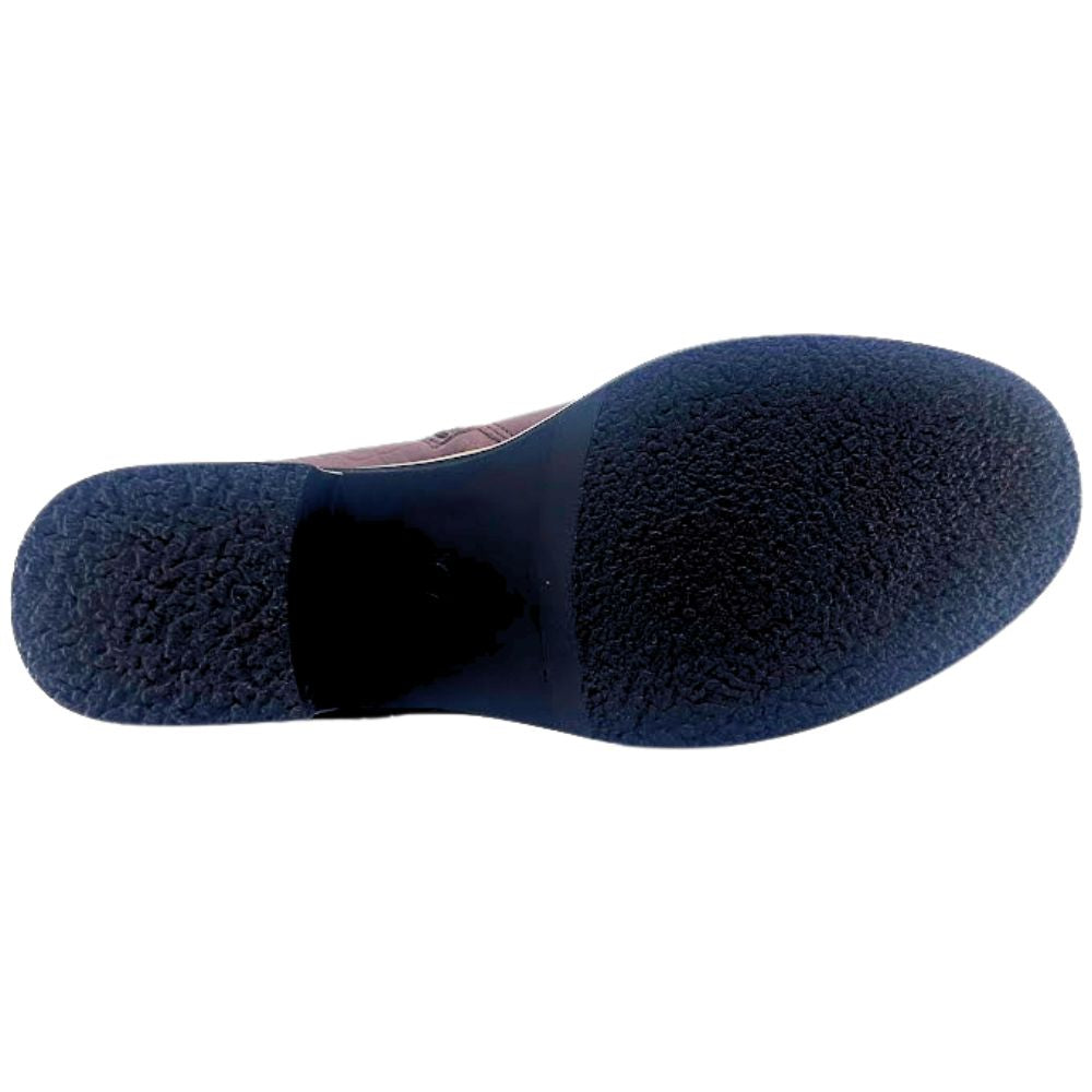 Black shoe sole on a white background