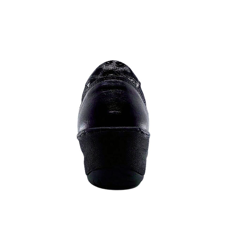 Black shoe sole on a white background