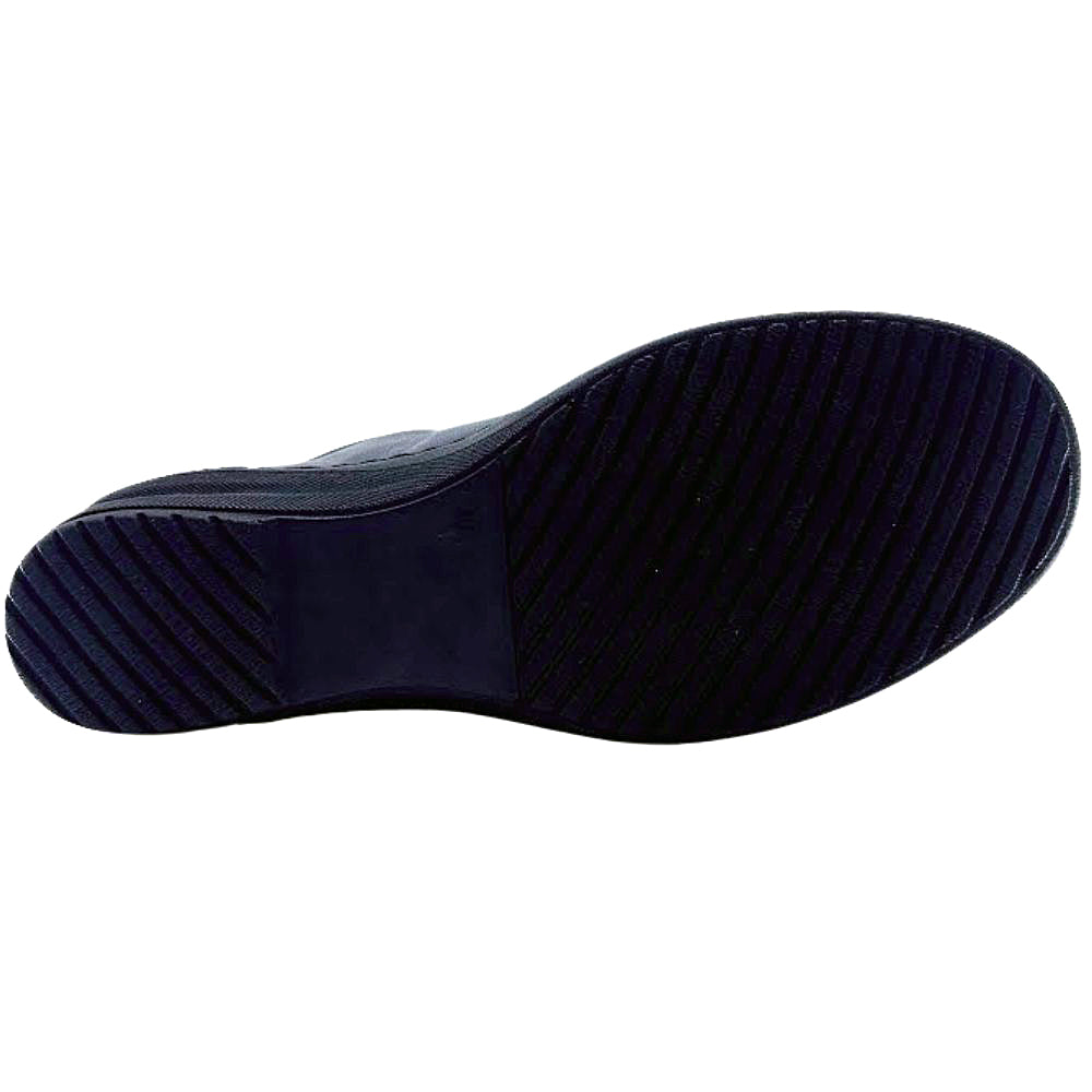 Black shoe sole on a white background