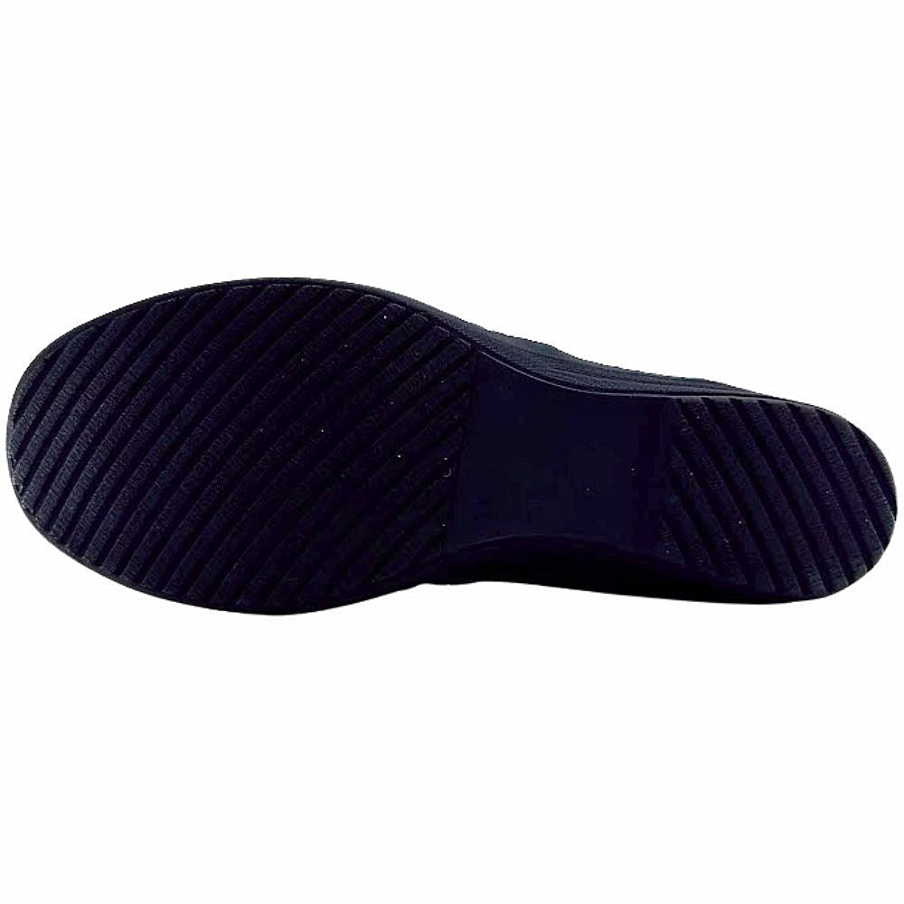Black sole of a shoe on a white background