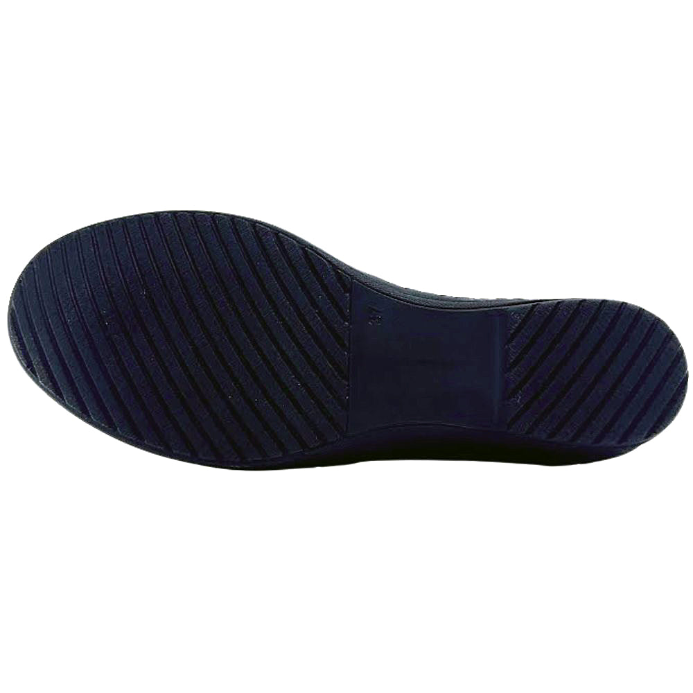 Black shoe sole on a white background