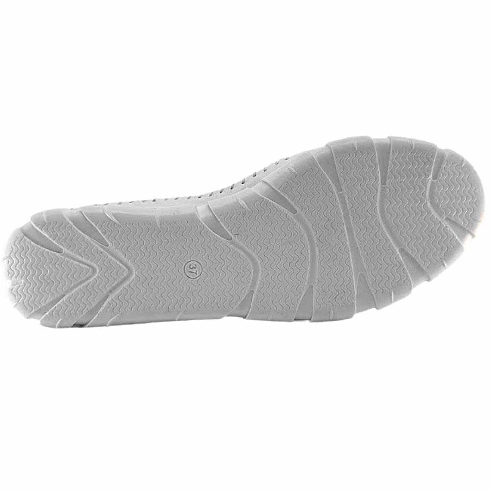 The white rubber outsole of a Cabello sneaker with a tread pattern, shown against a white background.