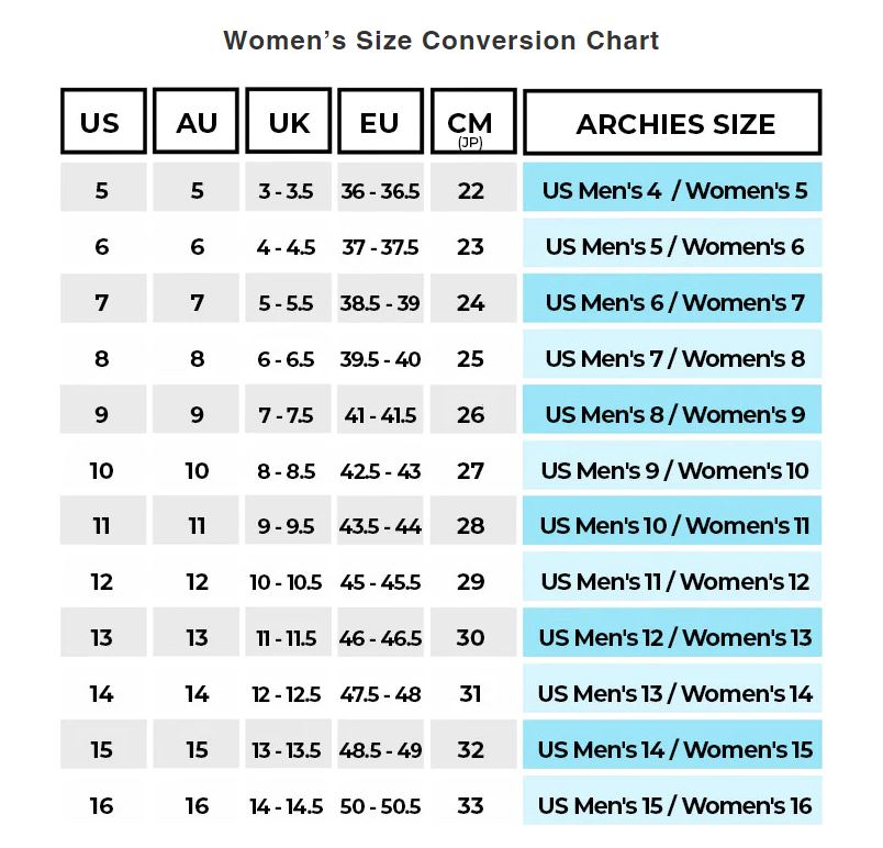 Archies_Size-Chart_Womens