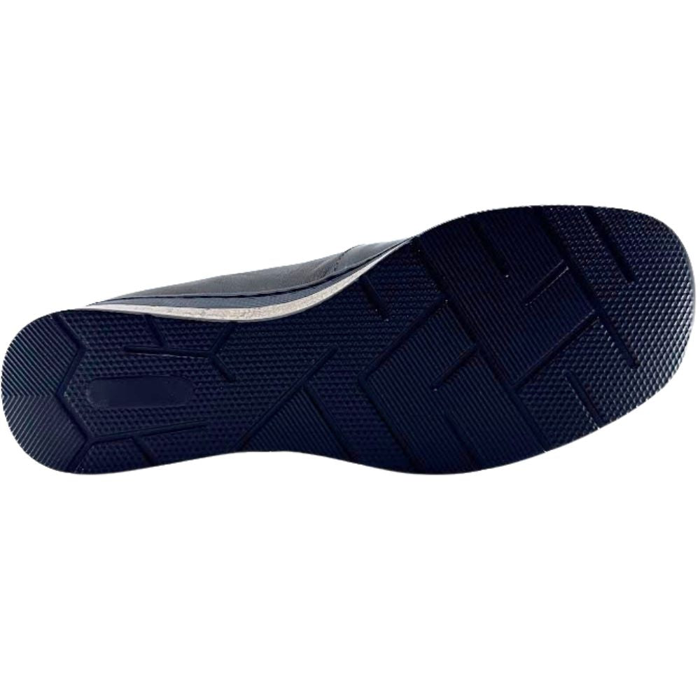 Black shoe sole on a white background