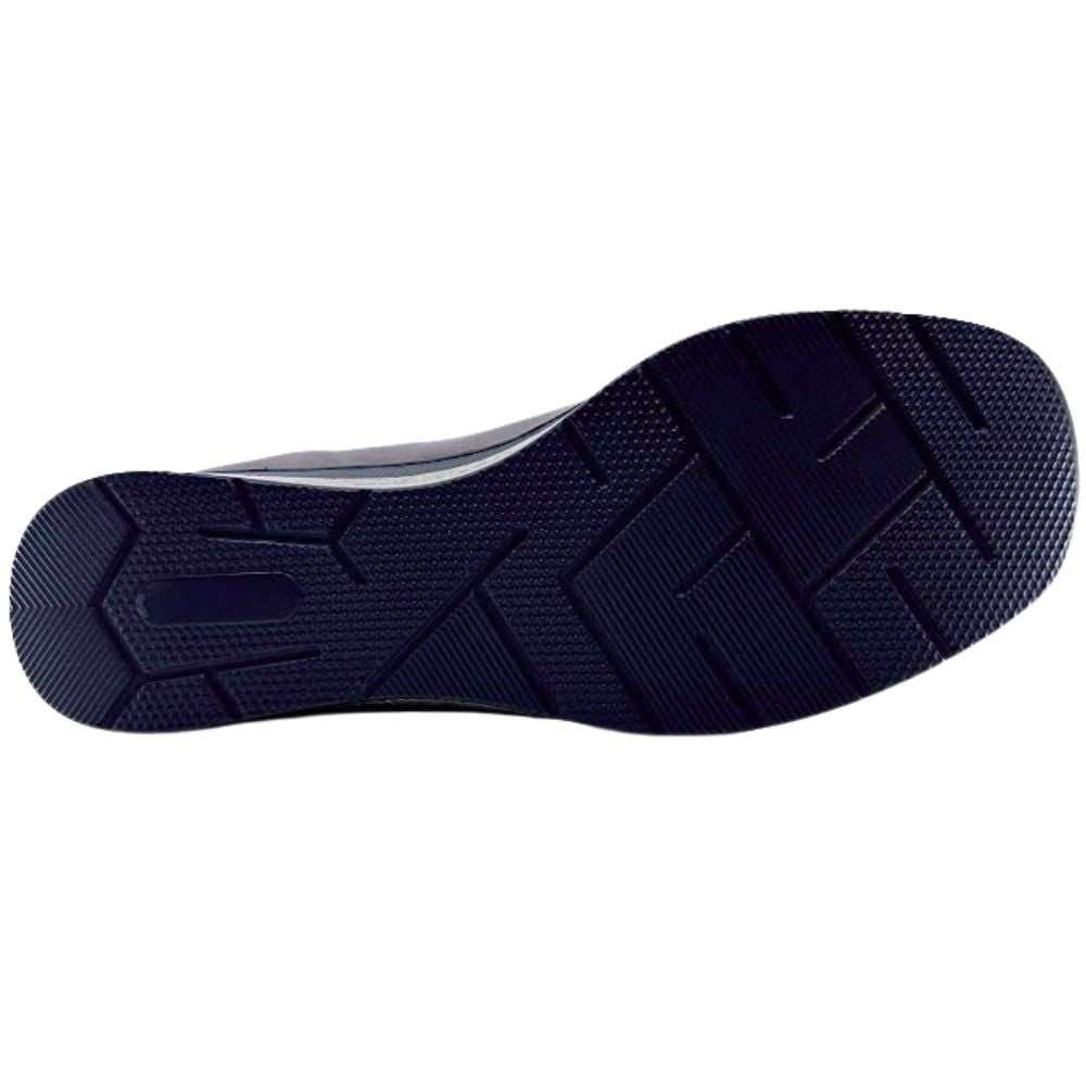 Black shoe sole on a white background