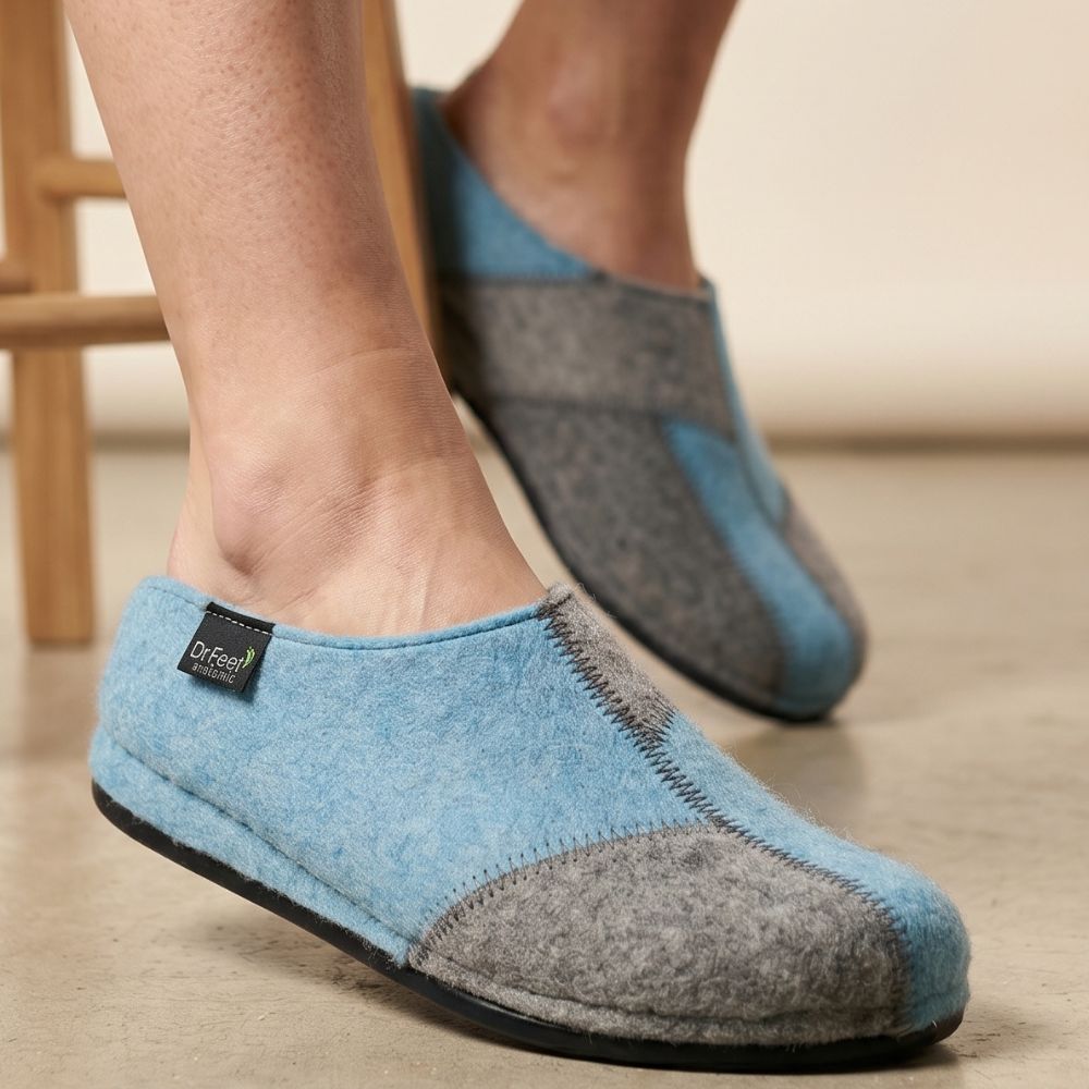 DR FEET HILDA LIGHT BLUE COMBO