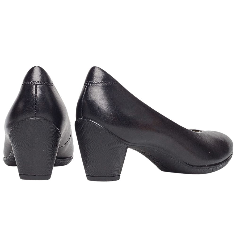 ECCO SCULPTURED 45 PUMP BLACK Cherrywood Shoes