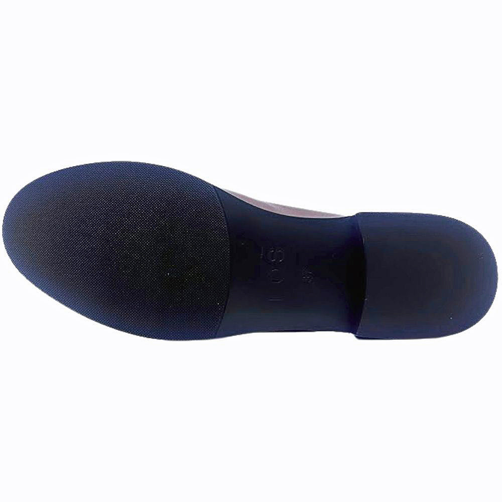 Black shoe sole on a white background