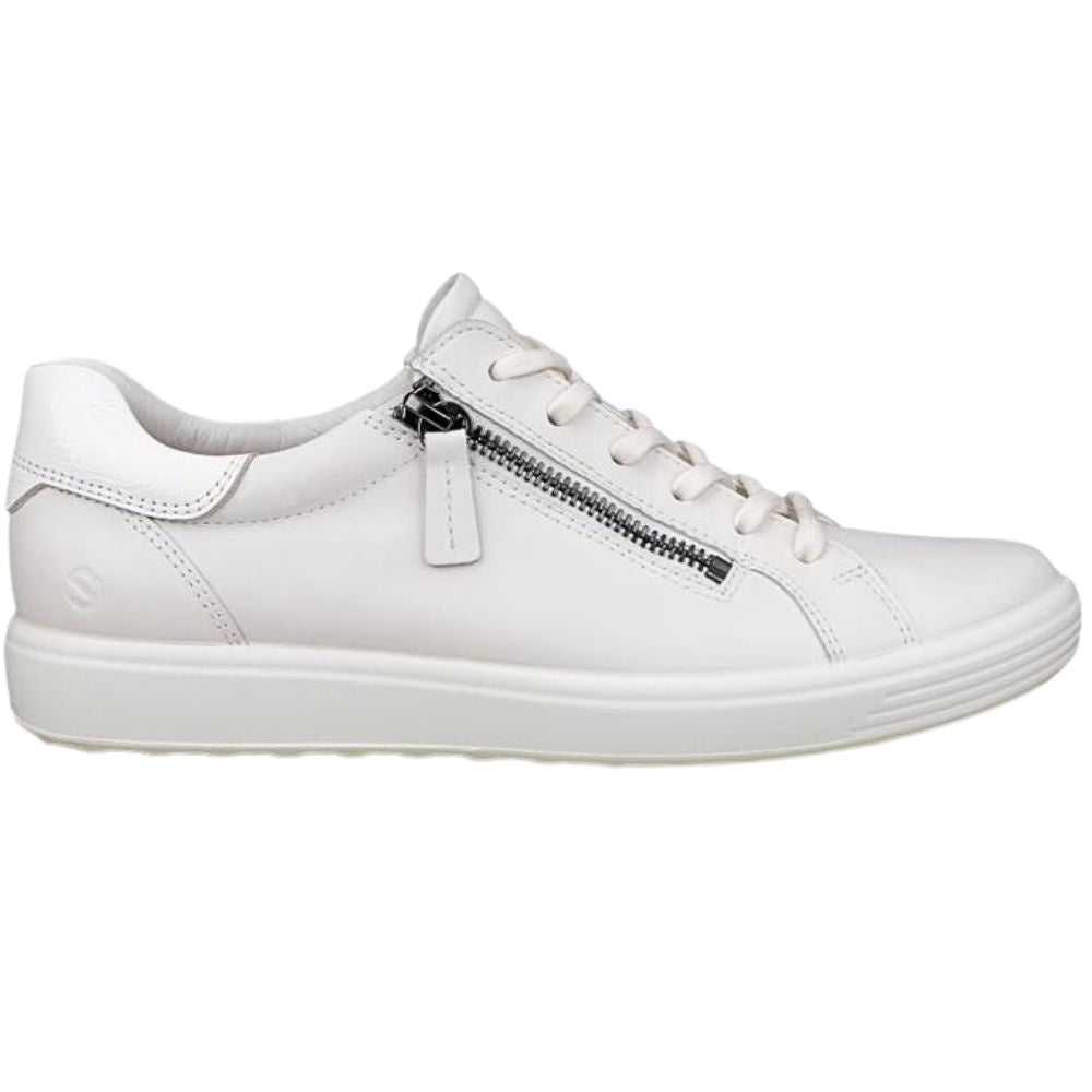 ECCO SOFT 7 ZIP WHITE