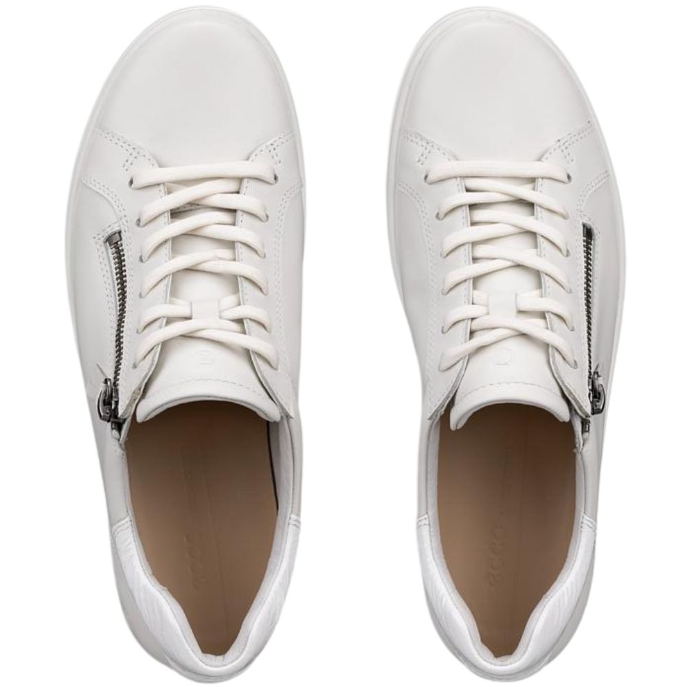 ECCO SOFT 7 ZIP WHITE