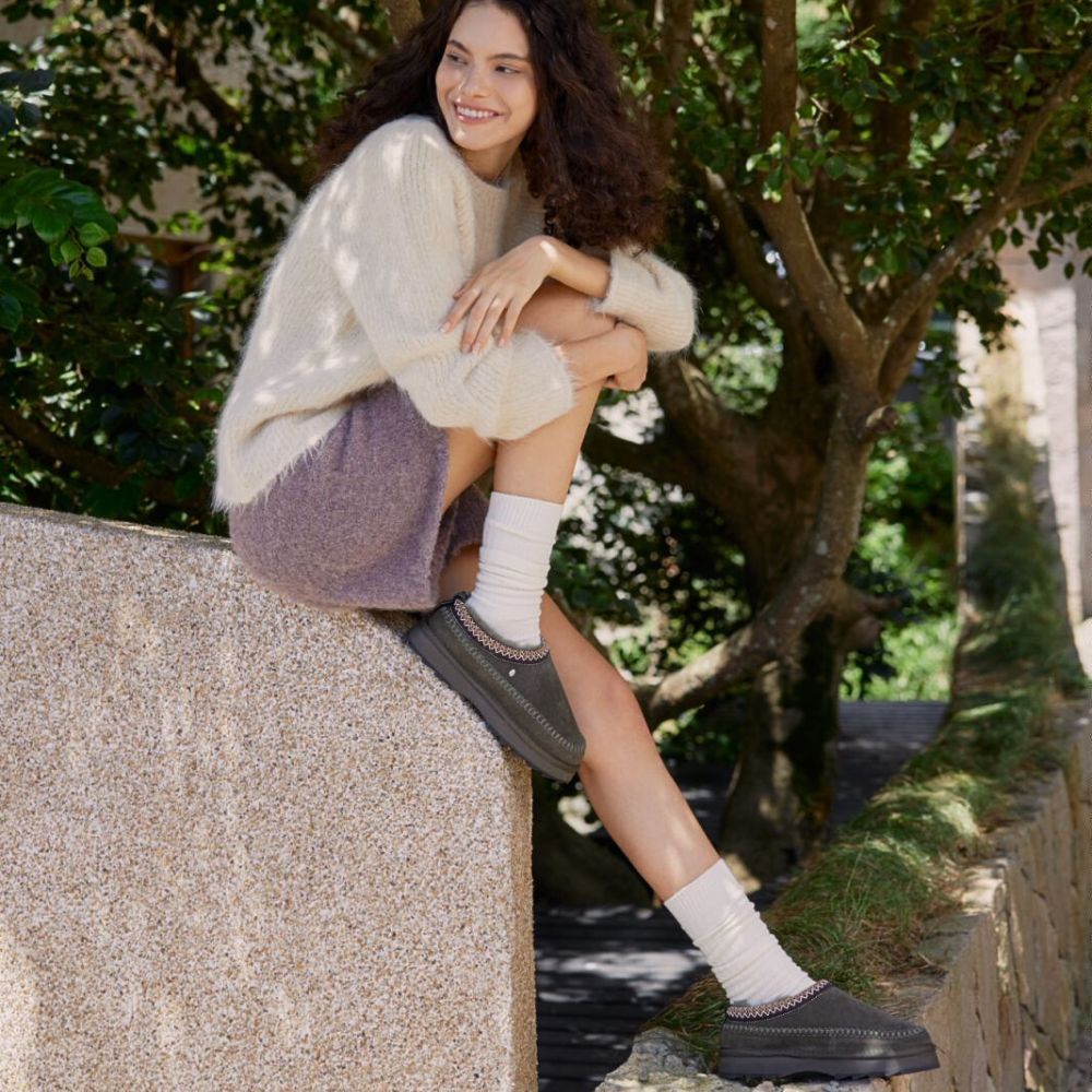 EMU AUSTRALIA SHARKY ADVENTURE SCUFF OLIVE