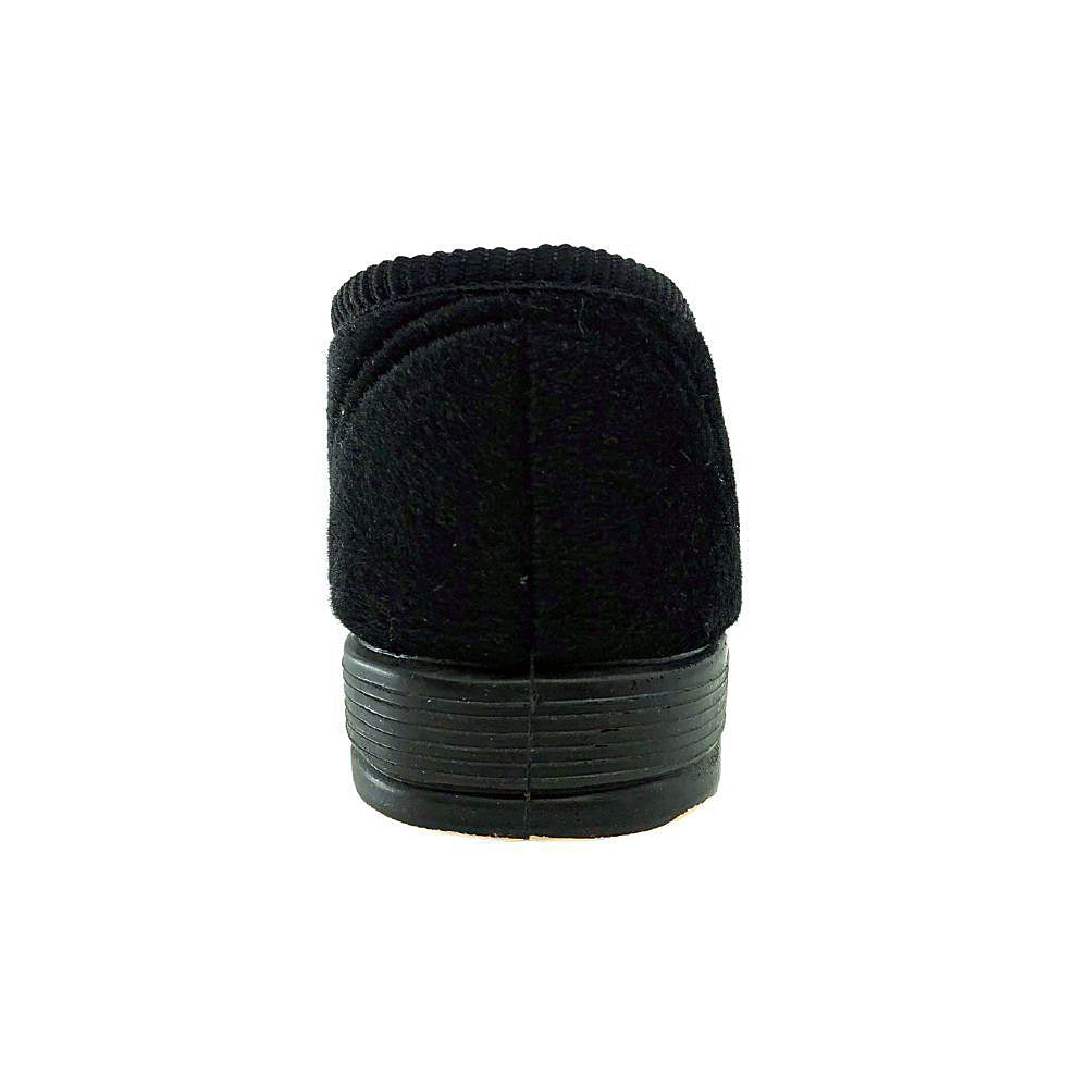 Black slipper shoe sole on a white background