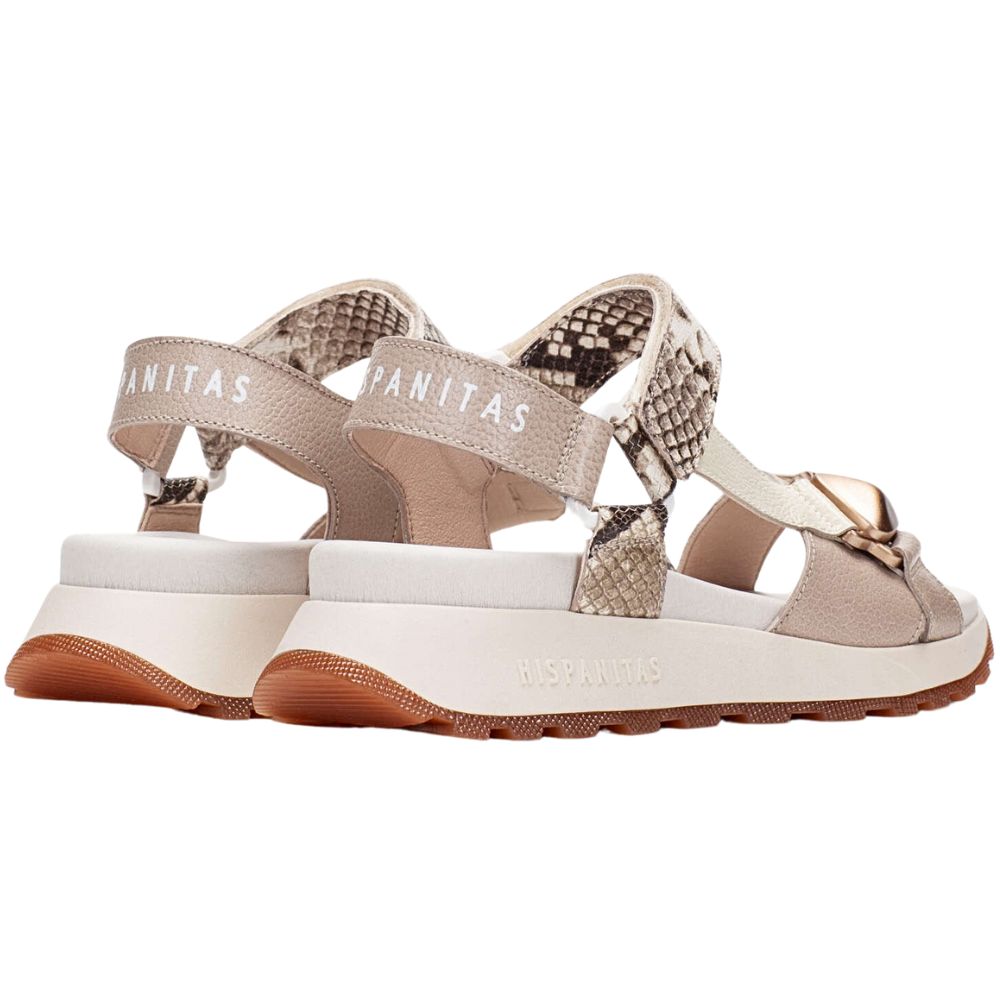 HISPANITAS MAUI CHV253896 TAUPE SNAKE LATTE