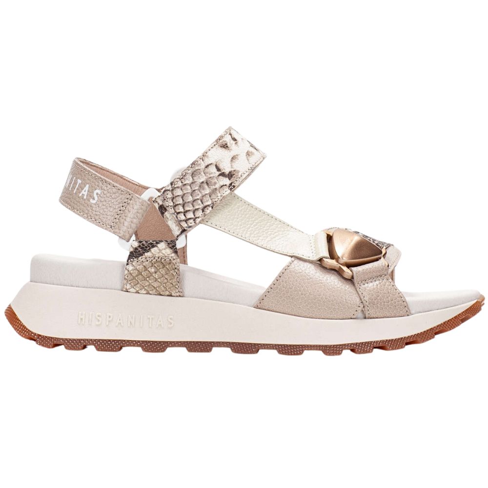 HISPANITAS MAUI CHV253896 TAUPE SNAKE LATTE