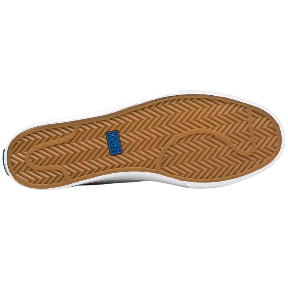 KEDS JUMP KICK PERFORATED LEATHER WHITE GOLD