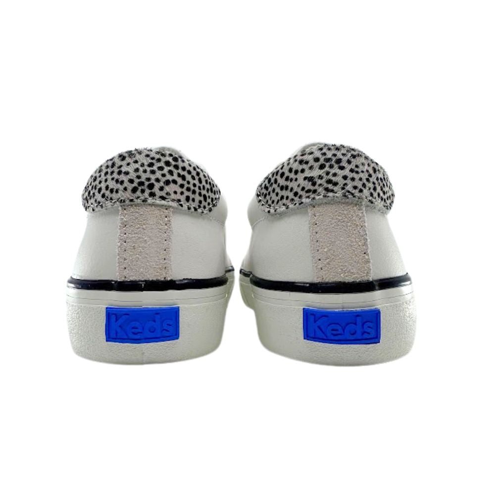 KEDS JUMP KICK T-TOE LEATHER/SUEDE SNOW WHITE