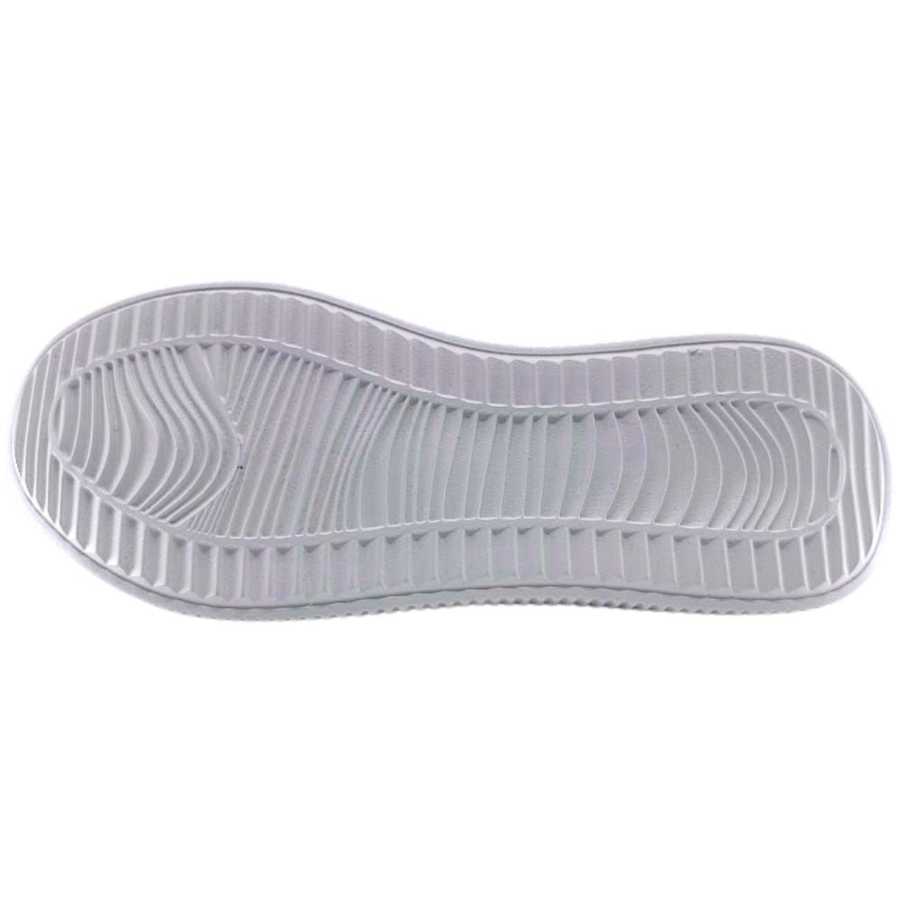 White shoe sole on a white background