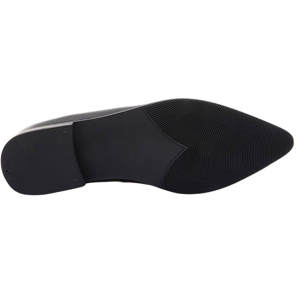 Black shoe sole on a white background