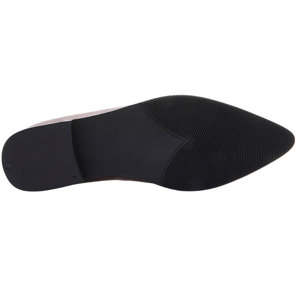 Black shoe sole on a white background
