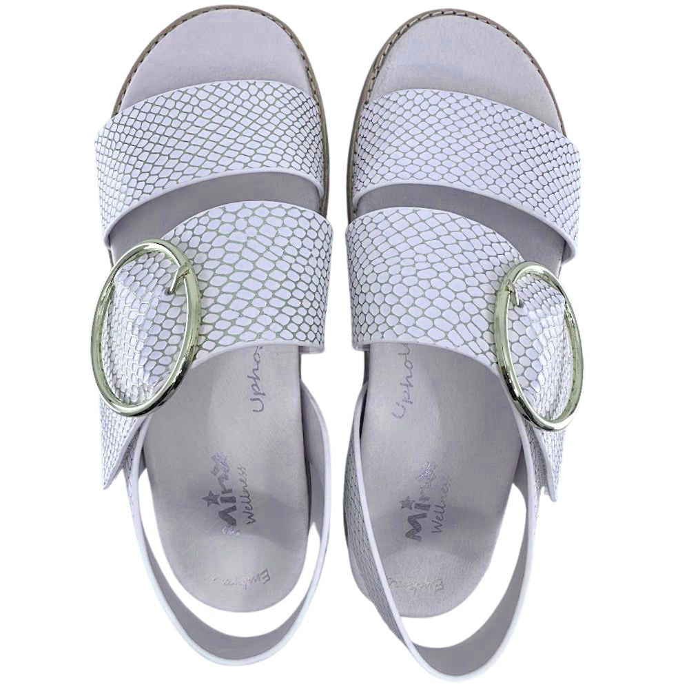MINX WILLA WHITE GOLD EMBOSS