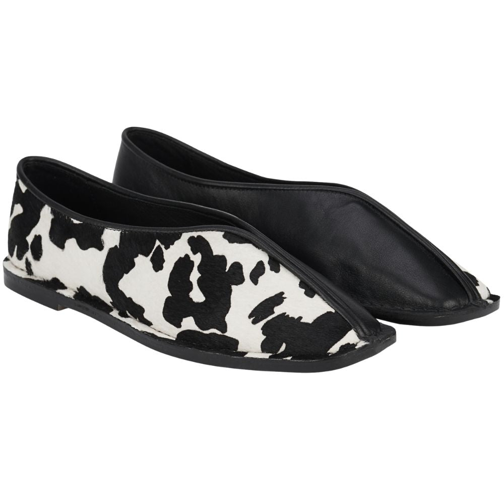 ROLLIE ADA BLACK COWHIDE