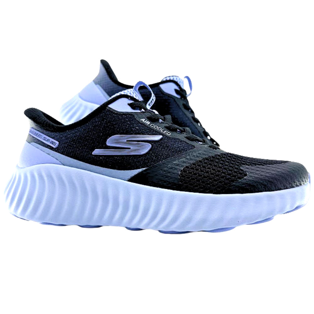 SKECHERS GO RUN NOW STARFUSE BLACK LAVENDER