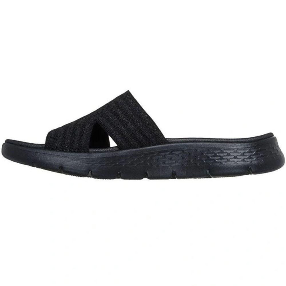 SKECHERS GO WALK FLEX SANDAL STARDUST BLACK