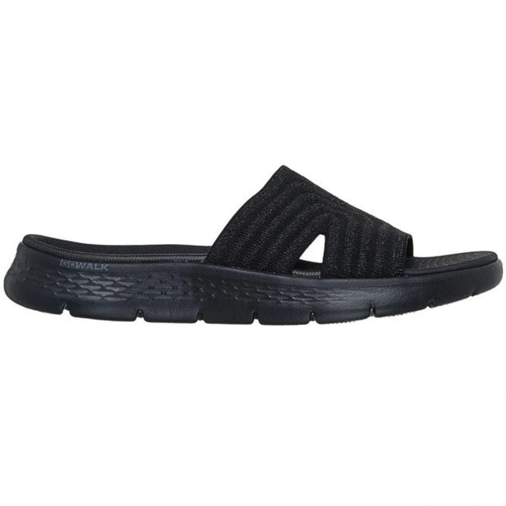 SKECHERS GO WALK FLEX SANDAL STARDUST BLACK