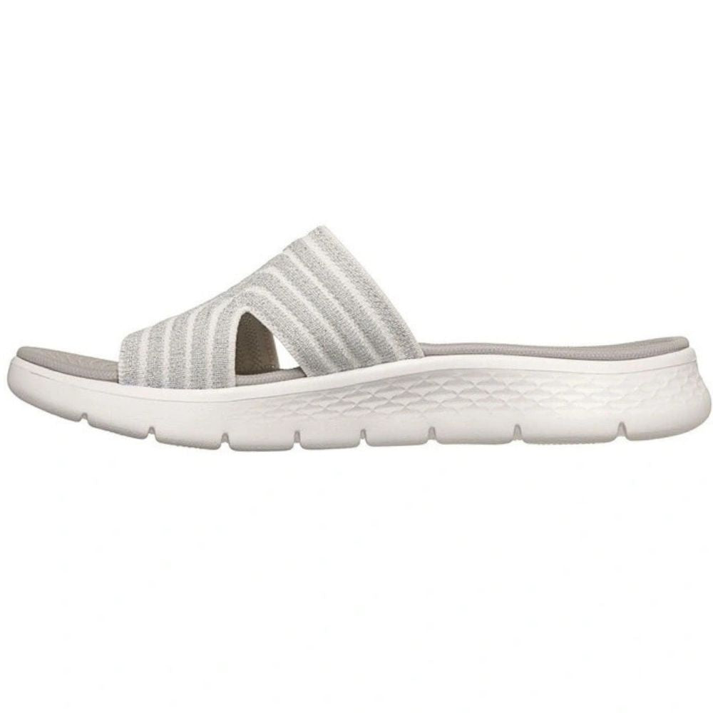 SKECHERS GO WALK FLEX SANDAL STARDUST WHITE