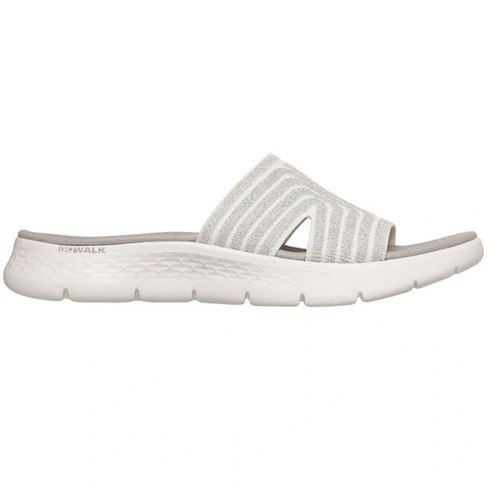 SKECHERS GO WALK FLEX SANDAL STARDUST WHITE