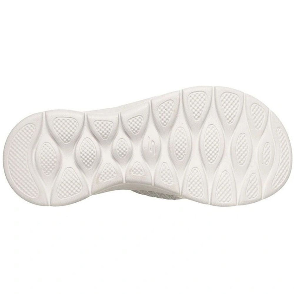 SKECHERS GO WALK FLEX SANDAL STARDUST WHITE