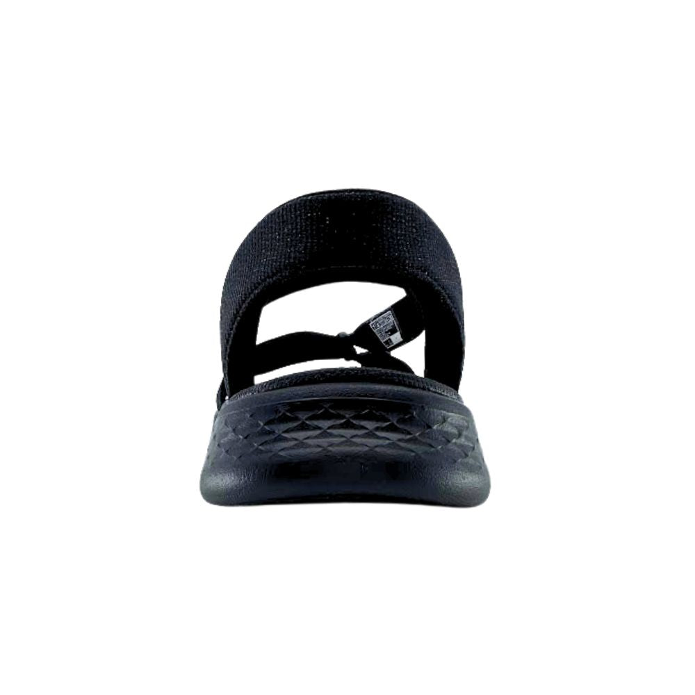 SKECHERS SLIP-INS GO WALK FLEX ILLUMINATE SANDAL BLACK