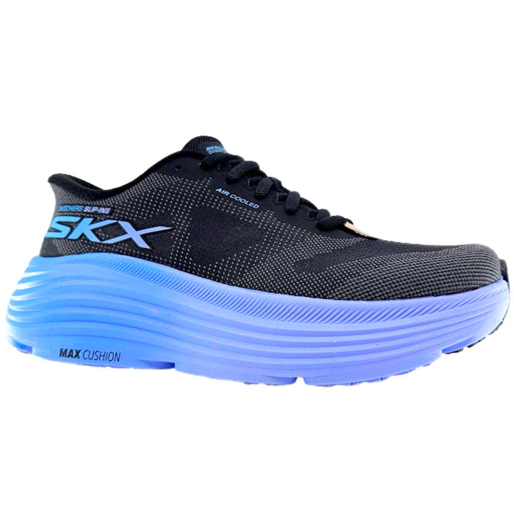 SKECHERS SLIP INS MAX CUSHIONING ENDEAVOUR BLACK BLUE