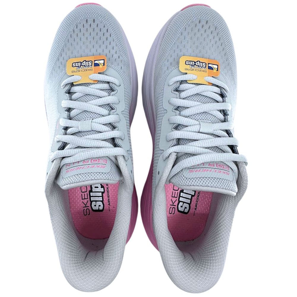 SKECHERS MAX CUSHIONING ENDEAVOUR GREY PINK