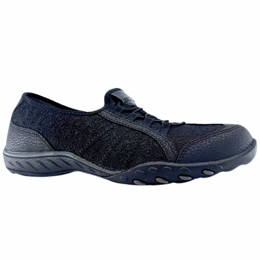 SKECHERS BREATHE EASY SUMMER LACE BLACK