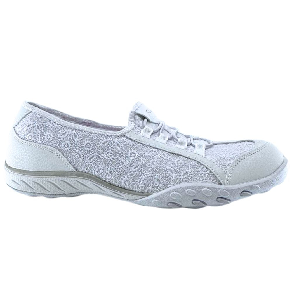 SKECHERS BREATH EASY SUMMER LACE WHITE