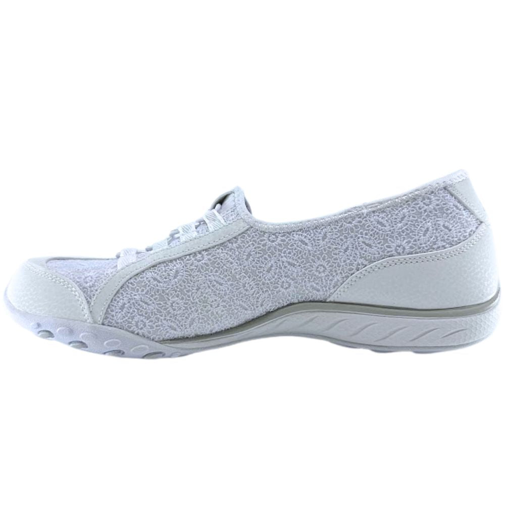 SKECHERS BREATH EASY SUMMER LACE WHITE