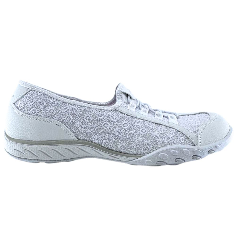 SKECHERS BREATH EASY SUMMER LACE WHITE