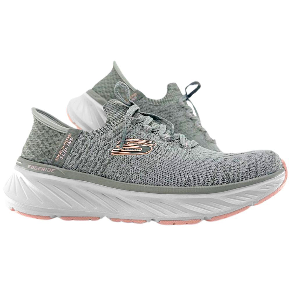 SKECHERS SLIP-INS EDGERIDE GREEN ORANGE Cherrywood Shoes