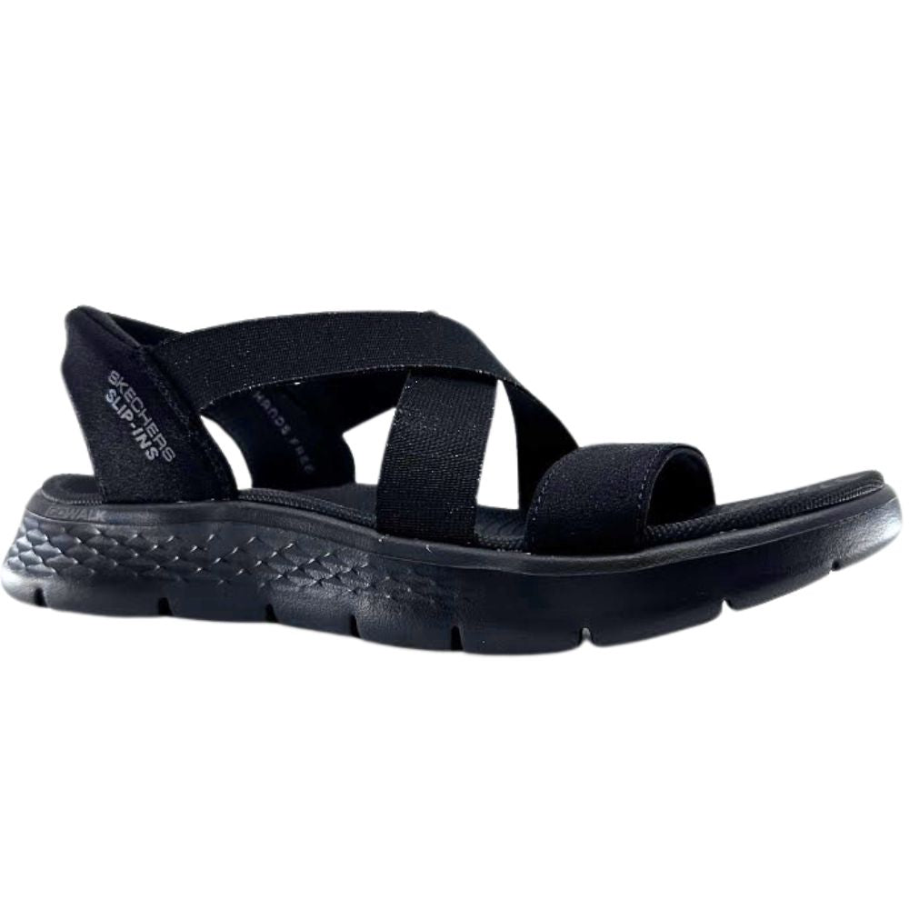 SKECHERS GO WALK FLEX SANDAL BLACK