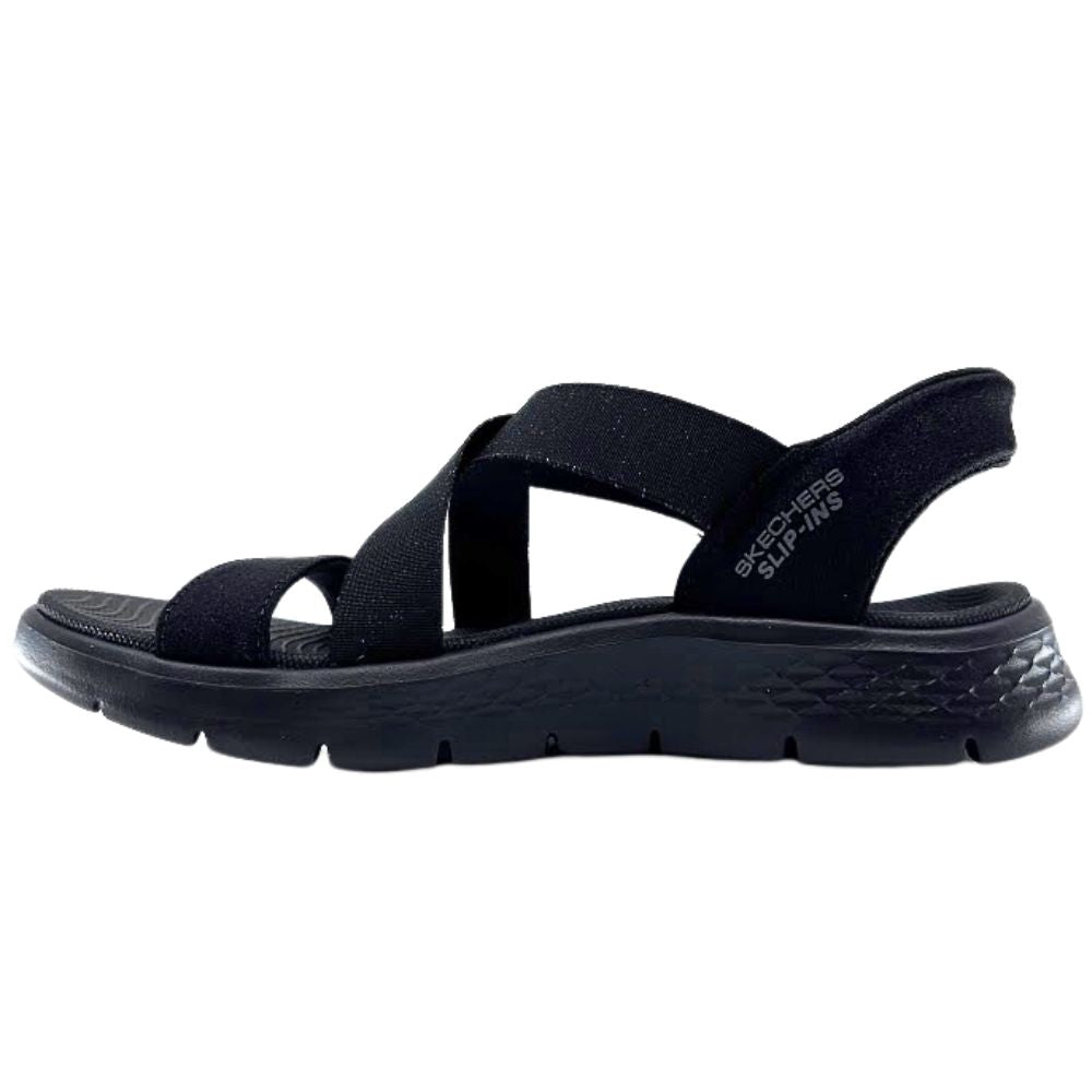 SKECHERS GO WALK FLEX SANDAL BLACK